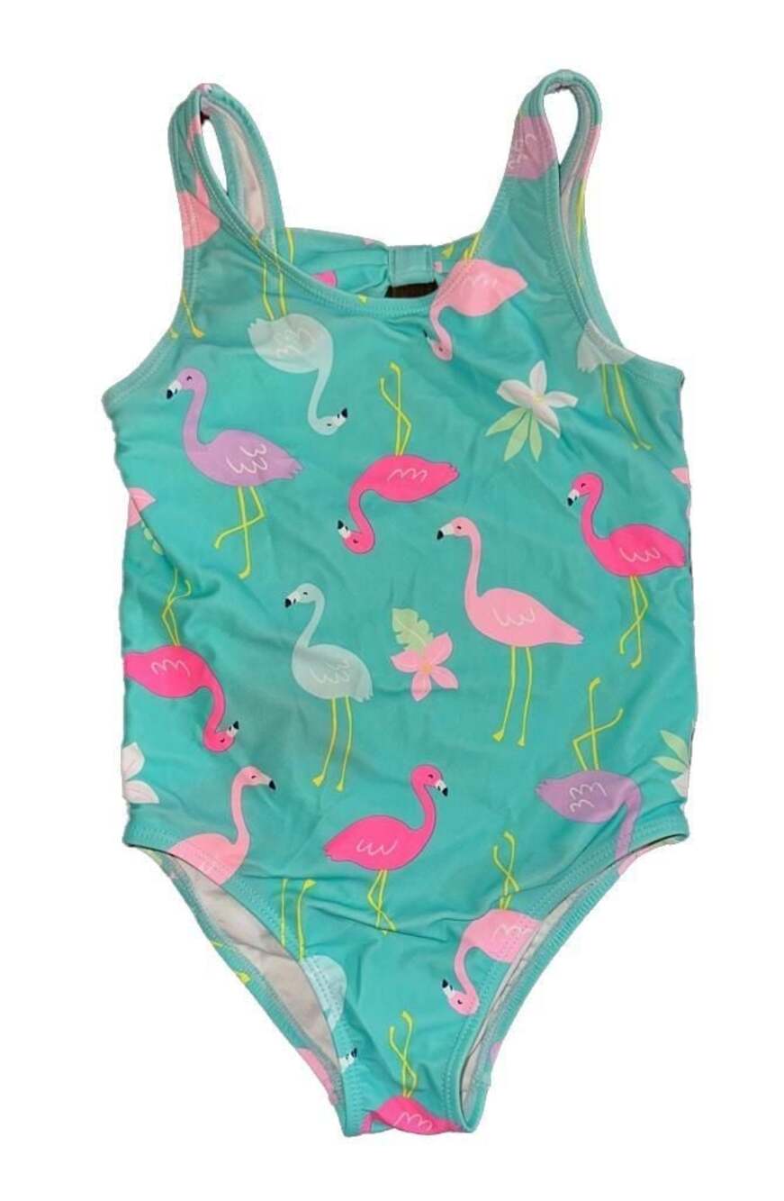 Carter's Girls One-Piece Flamingo Print Swimsuit